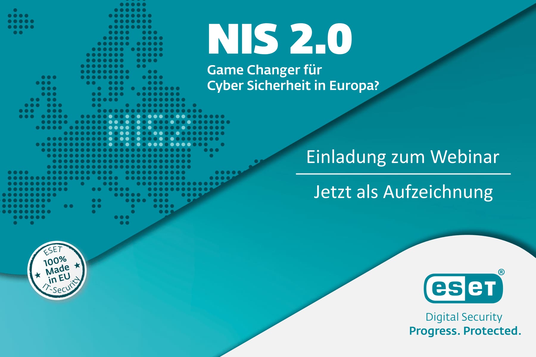 Bild visualisiert den Blog-Beitrag NIS2 Richtlinien - ESET Webinar Bild visualisiert den Blog-Beitrag NIS2 Richtlinien - ESET Webinar