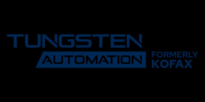 Logo von Kofax/Tungsten Logo von Kofax/Tungsten